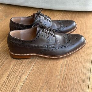 Dark brown oxfords